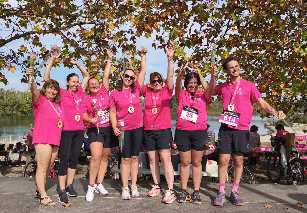 Des membres de l’IAB mobilisés pour le Triathlon des Roses