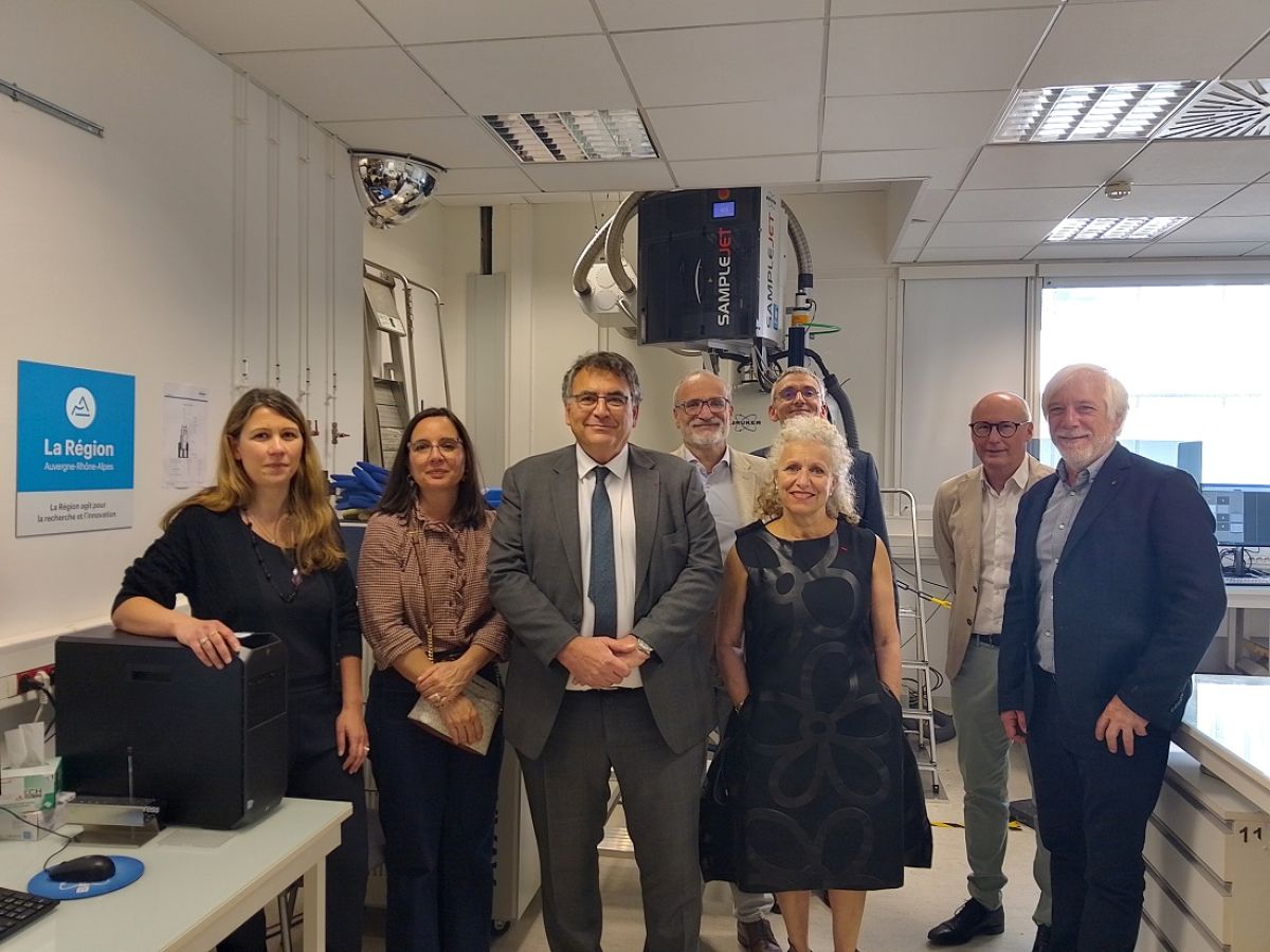 Visite de Didier Samuel, PDG de l’INSERM
